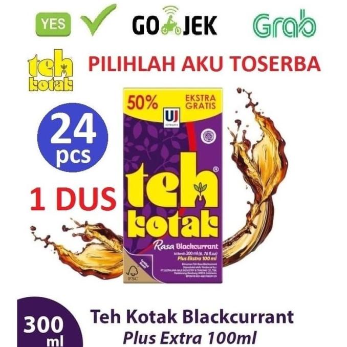 

[COD] TEH KOTAK ULTRA RASA BLACKCURRANT 300 ml ( HARGA 1 DUS ISI 24 PCS ) [COD]