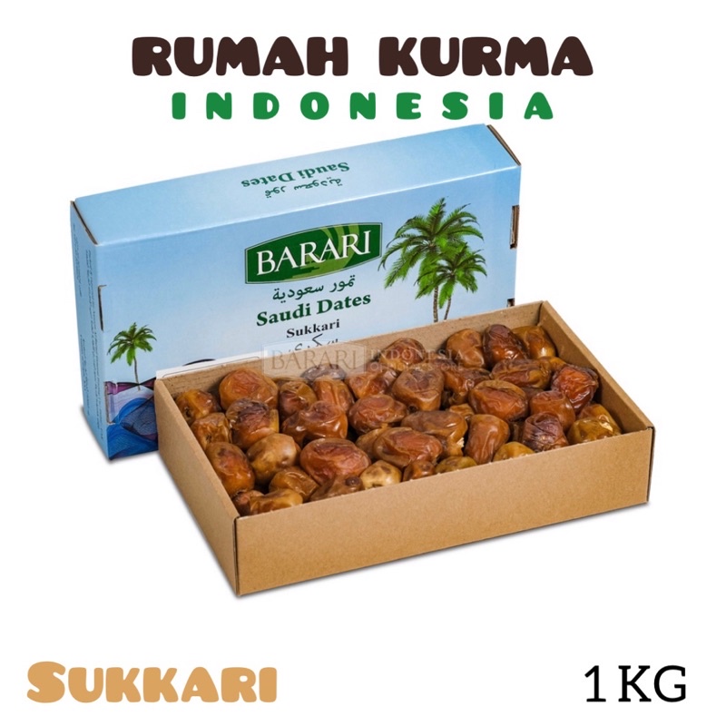 

Kurma Barari SUKKARI 1 KG Saudi Arabia BPOM ORIGINAL