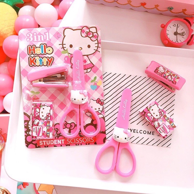 

gunting set hellokitty