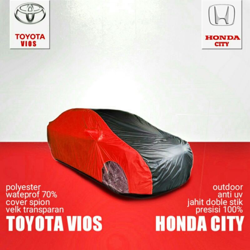 Cover sarung mobil Toyota Vios Honda city sporty &amp; elegan