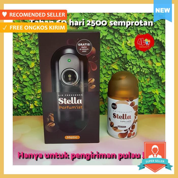 Dispenser pengharum ruangan stella matic parfum 'ist caffe latte kopi