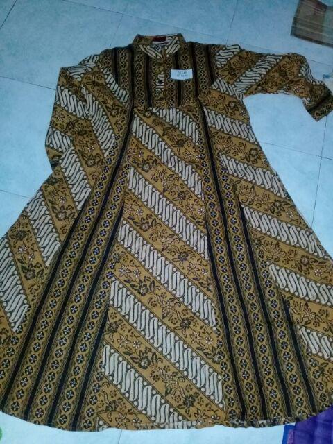 Gamis Longdress Muslim Batik Merk Hap Model Hana Murah