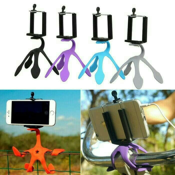 Flexible Mount Gekko Mini Tripod holder hp spider