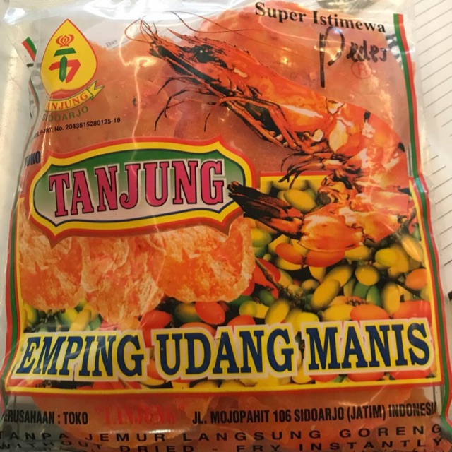 

Emping udang manis