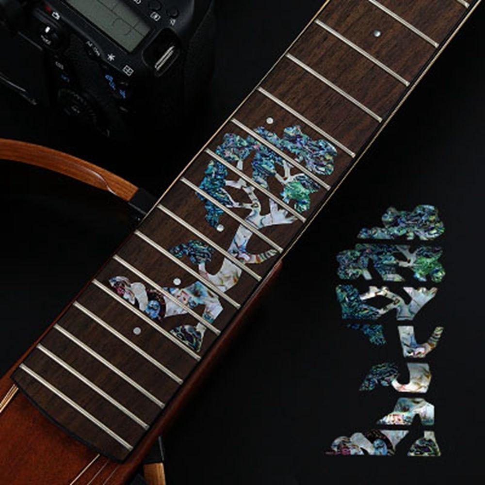 Suyo Fretboard Stiker 22gaya Bagian Gitar Elektrik Yang Indah Cross Inlay Decals