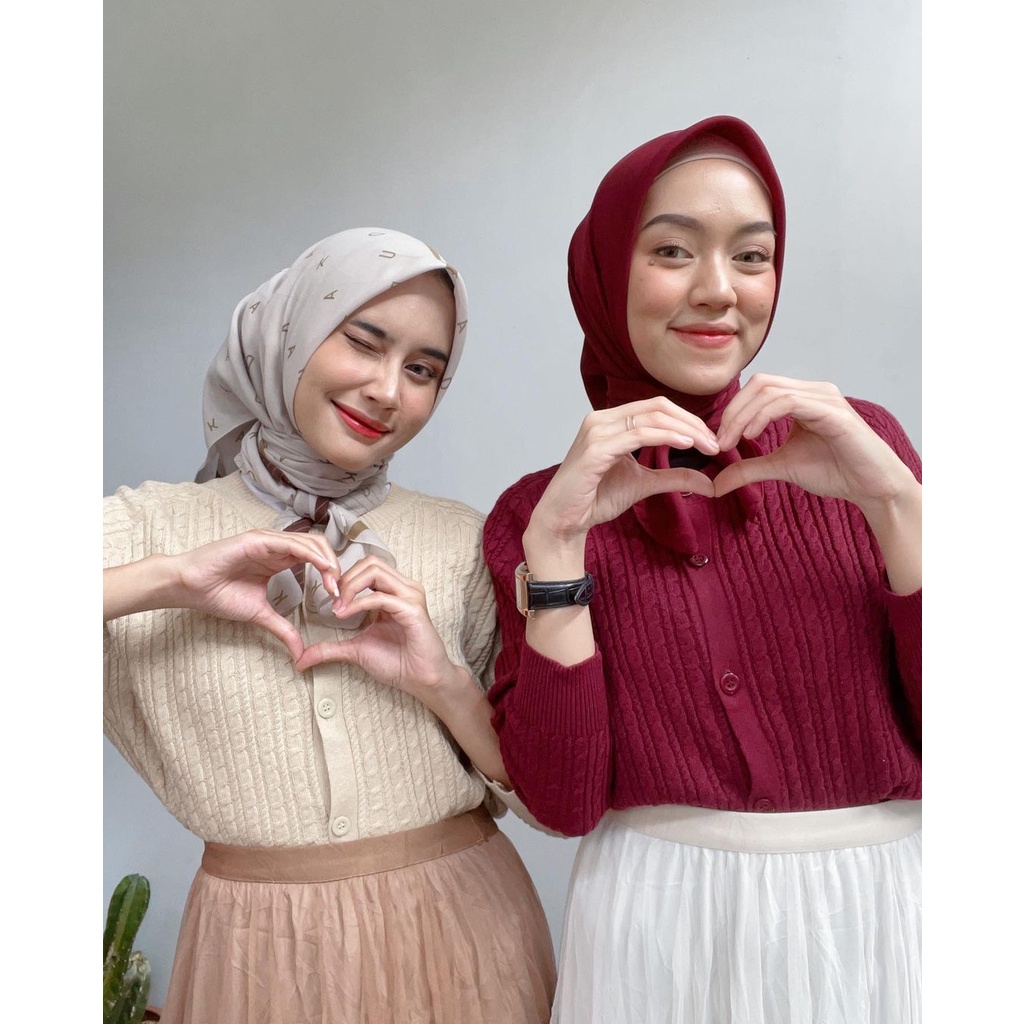 Rok Tutu Polos set Clena Cardigan-2