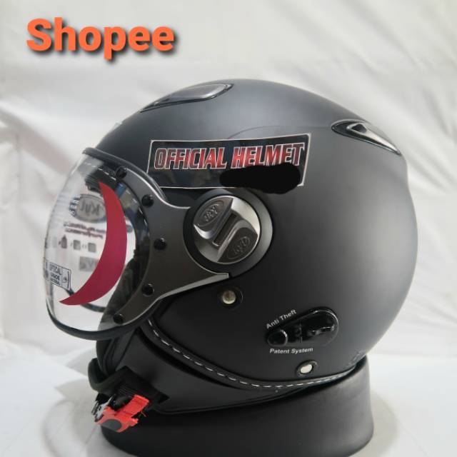 HELM KYT Elsico Black Doff