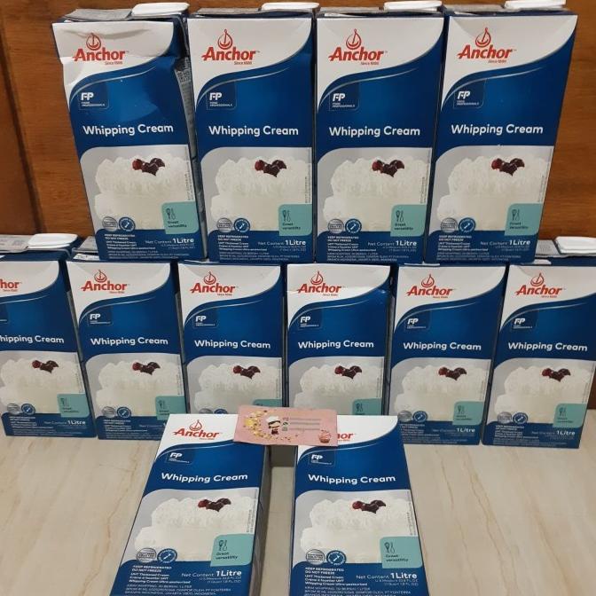 

(BISA COD) anchor whipping cream 1liter 1lt / whip cream 1liter 1lt LIMITED EDITION Kode 1292