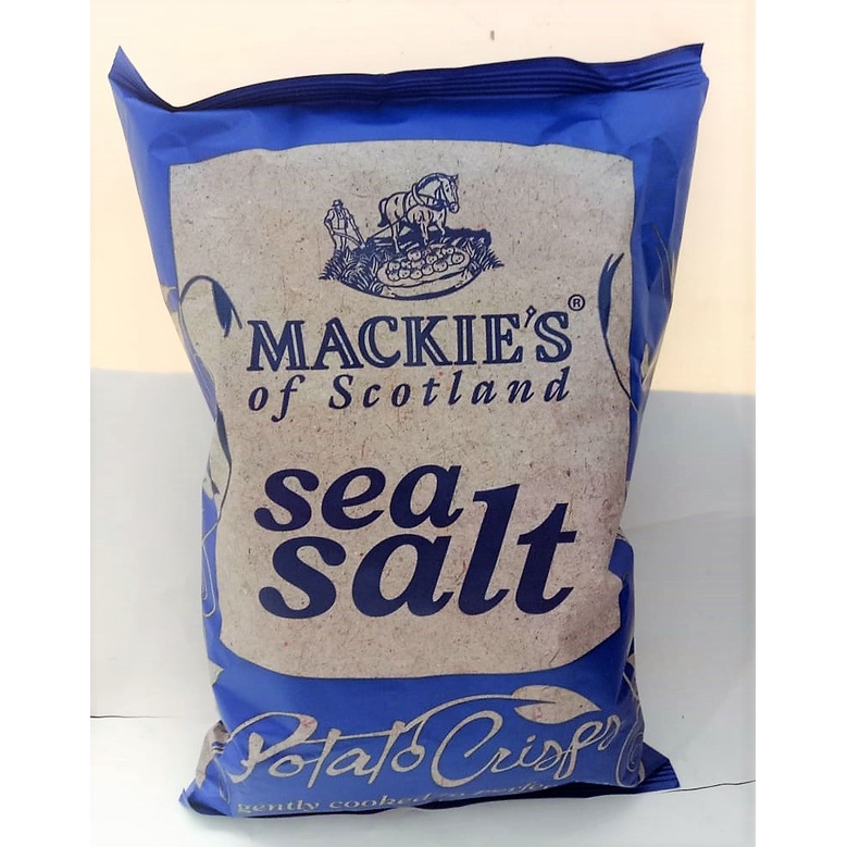

MACKIES OF SCOTLAND SEA SALD POTATO CRISPS 150 GR / SNACK KENTANG / MAKANAN RINGAN