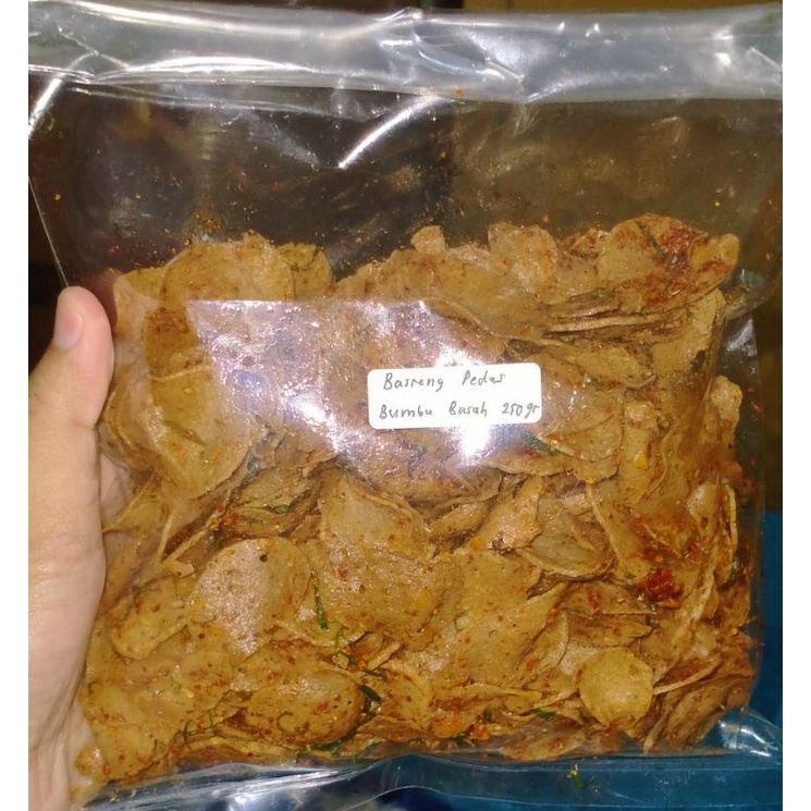 

Basreng pedas jeruk bumbu basah, pedasnya poll!! 250gr