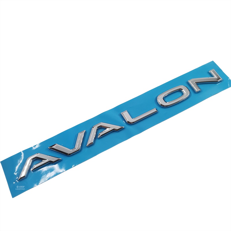 1pc Stiker Emblem / Badge Motif Tulisan AVALON Bahan ABS Untuk Dekorasi Mobil TOYOTA AVALON