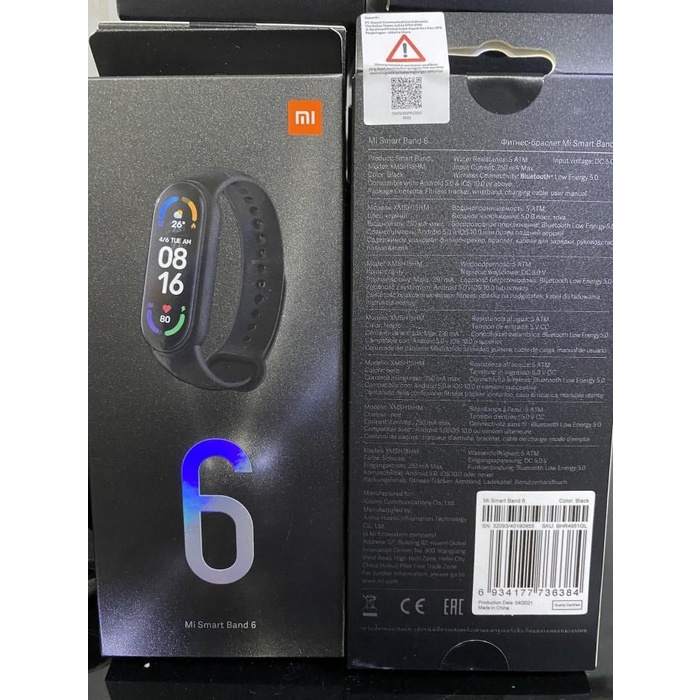 Smart Band / Xiaomi Mi Band 6 Garansi Resmi Xiaomi Indonesia (Tam)