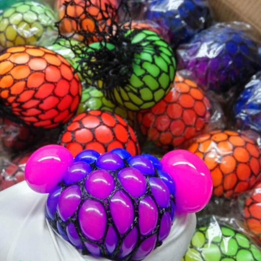 Squishy Bola Anggur Mainan Penghilang Pereda Stress Mini Ball