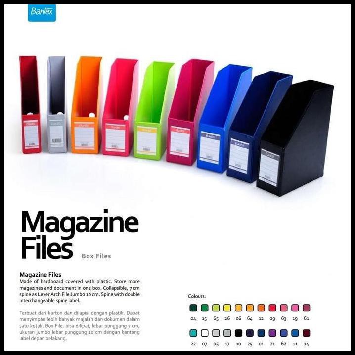 

Box File Plastik Ukuran A4 Merk Bantex 4010 - Biru - Hitam