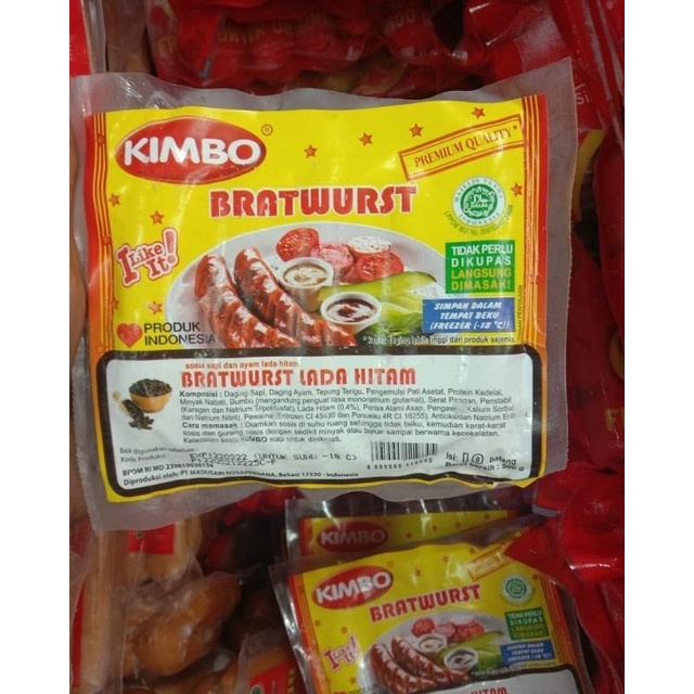 

KIMBO BRATWURST LADA HITAM