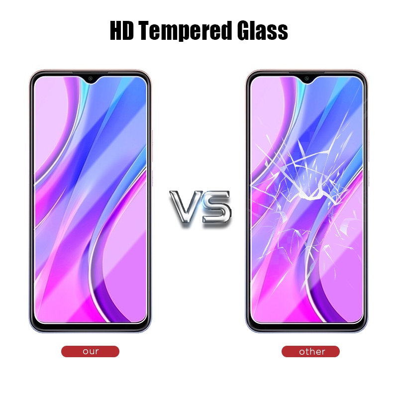 3pcs Pelindung Layar Tempered Glass Untuk Xiaomi Redmi Note 6 7 8 9 10 Pro Redmi 9A 9C 9AT 9T 9T 7A 6A 8A 8T