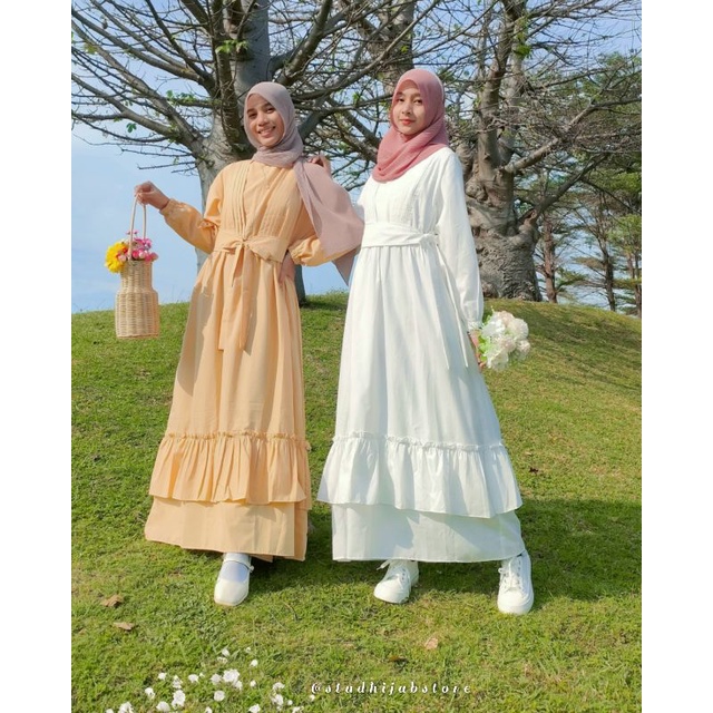 Jasmine Dress Linen by Studhijabstore