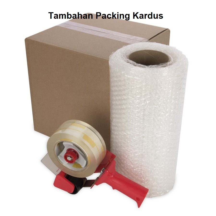 

Tambahan Packing Kardus + Bubble / Extra Packing lebih aman