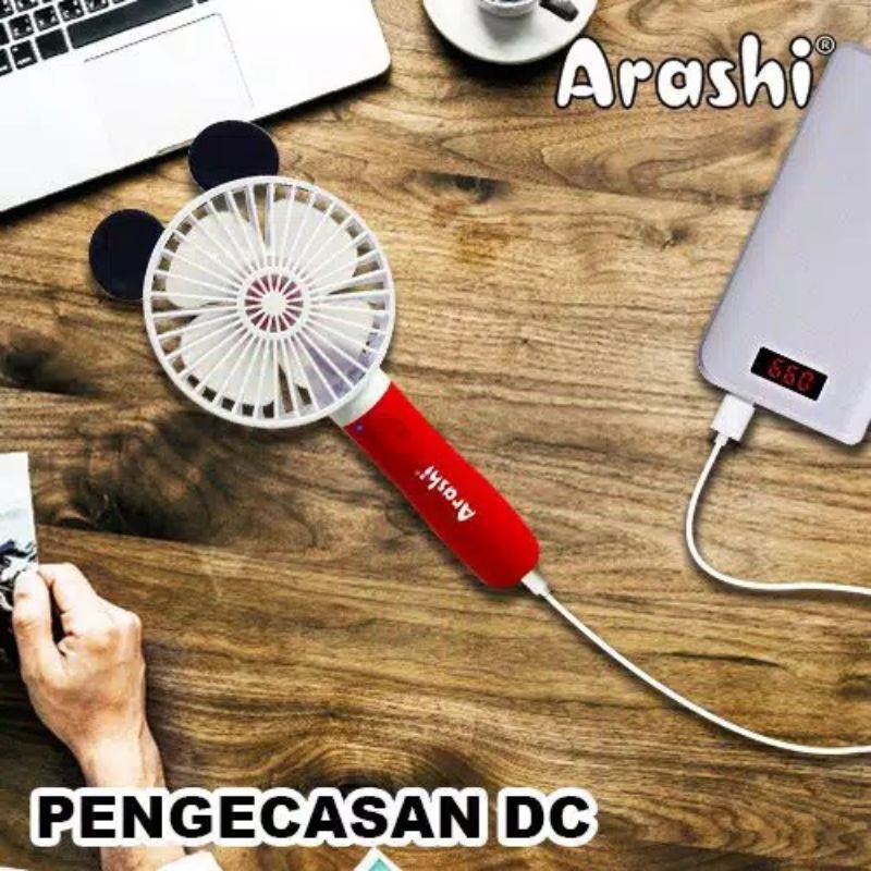 Arashi Mini Fan / Kipas Angin Portable Miki Fan 403