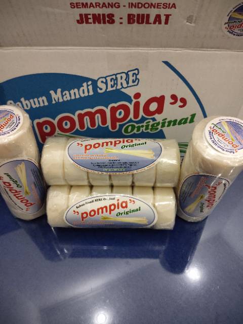 Sabun sere pompia bulat sabun sereh antiseptic penghilang jerawat gatal dan aroma therapi