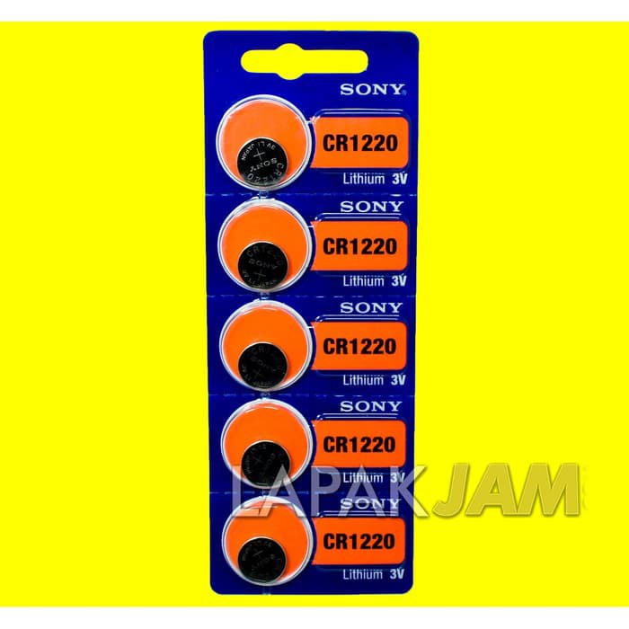 Jual Batu Baterai / Batre Jam Tangan Sony CR1220 Original Awet Best Seller Terlaris