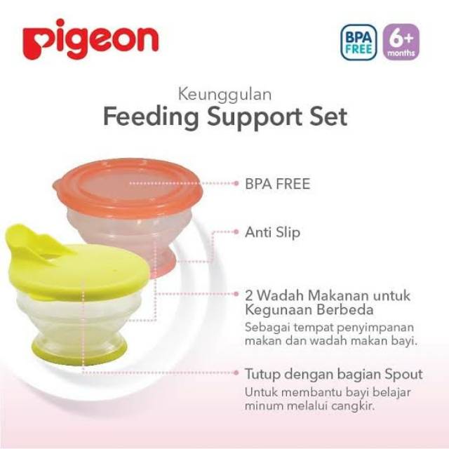 Pigeon Feeding Support Set