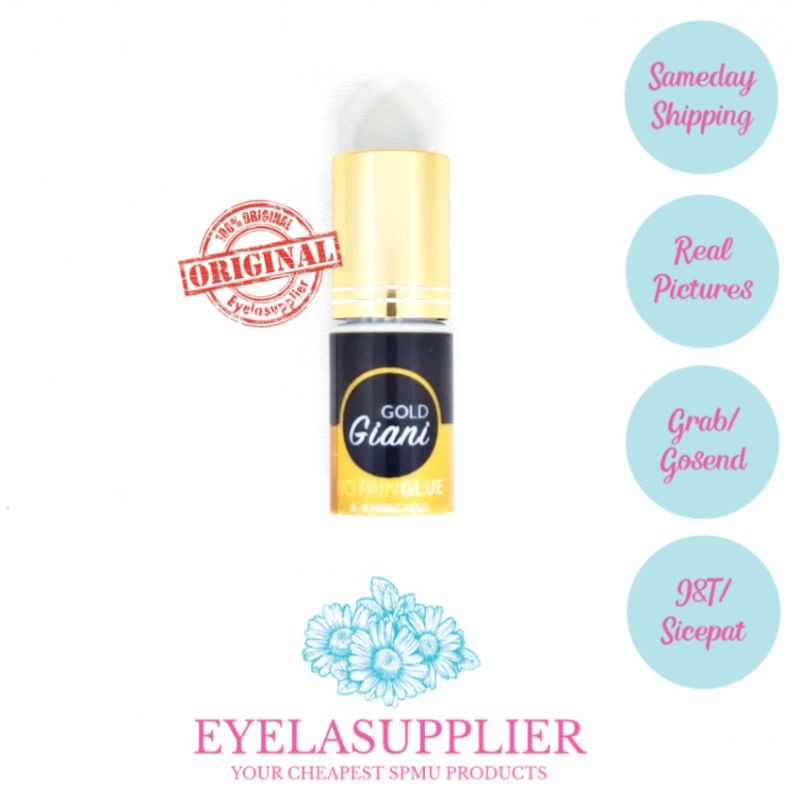 Giani Expert Master Glue 0.5 Sec 1 detik GOLD Eyelash Extension ORIGINAL USA Lem Tanam Bulumata