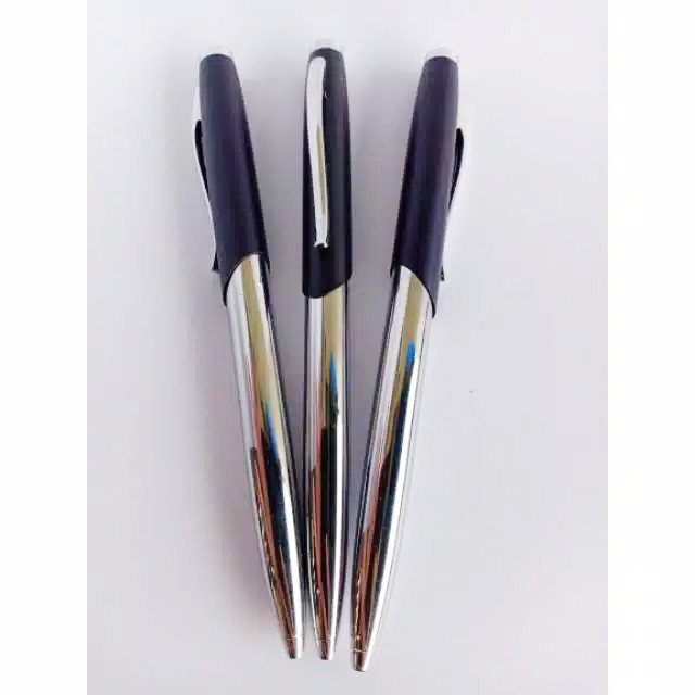 

Pen metal / Pen besi / Pulpen stainless / Ballpoint / Bp 056 dpt dicustom Logo perusahaan & Nama