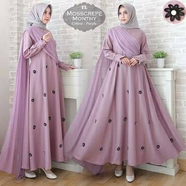 Baju pesta muslimah mobthy