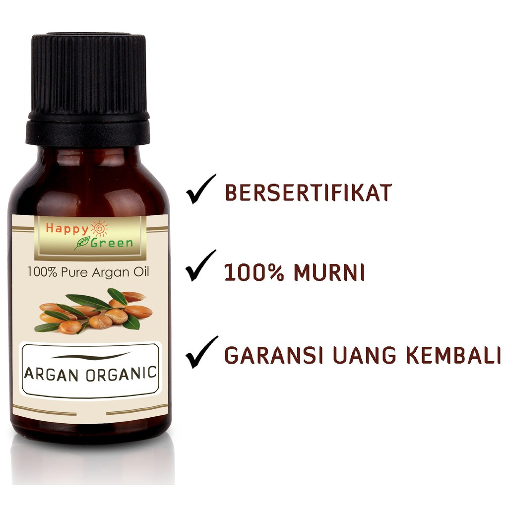 Happy Green Organic Argan Oil - Minyak Argan Organik Carrier Oil