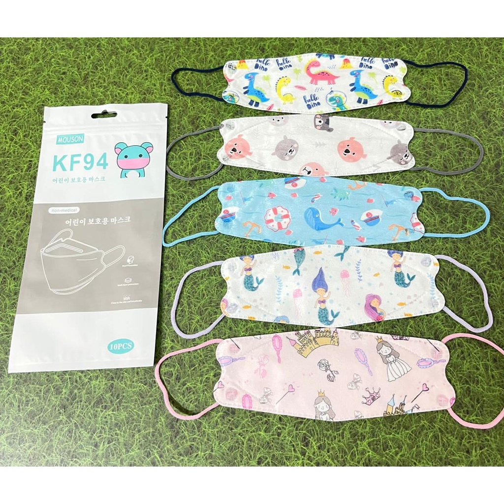 Masker Kids MOUSON KF94 Motif/10PCS - MOUSON KF94 Kids Motif