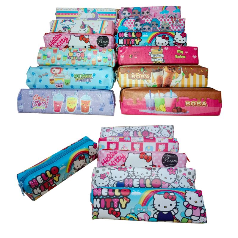 CAHAYA PELANGI (CPS) - Kotak Pensil printing KARAKTER Pencil Case MURAH