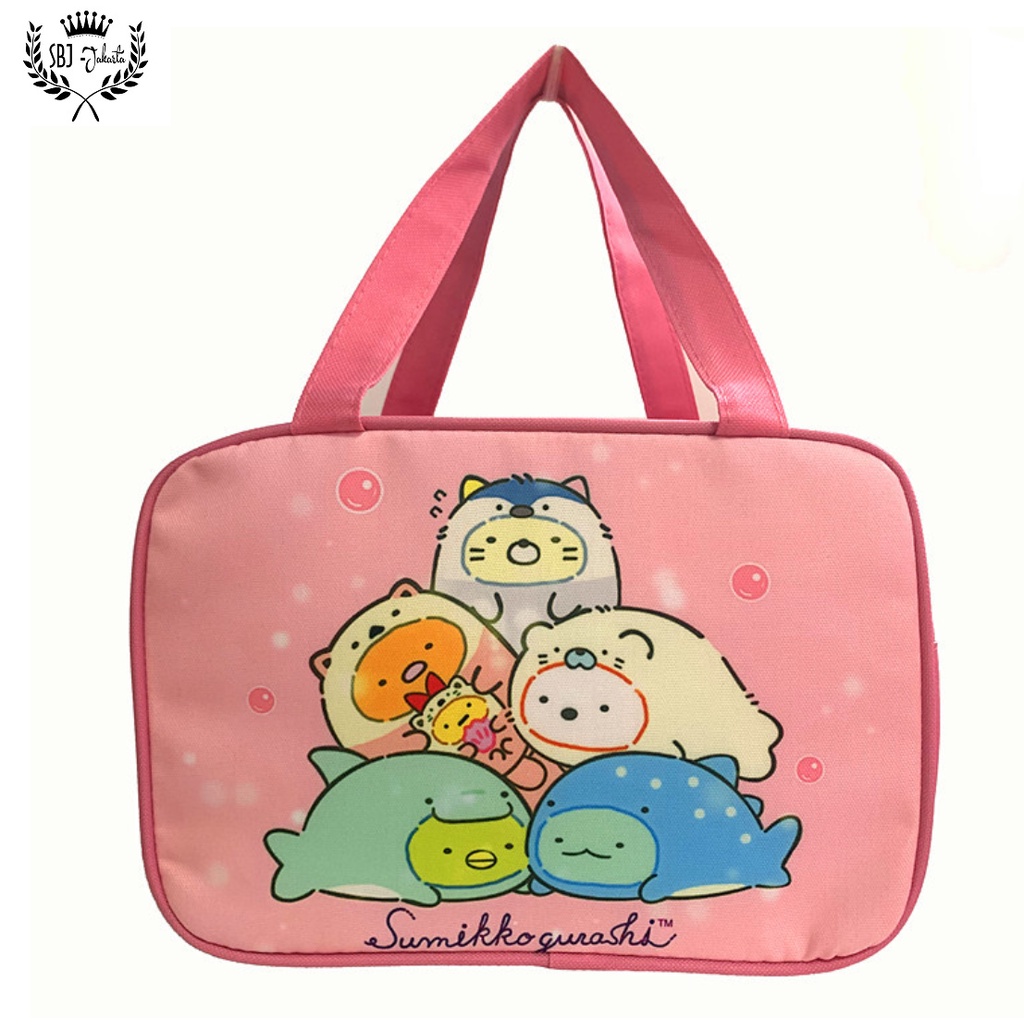 Lunch bag Tas bekal Tas botol susu Insulated lunch bag Sumiko Sanrio Ukuran besar TOP