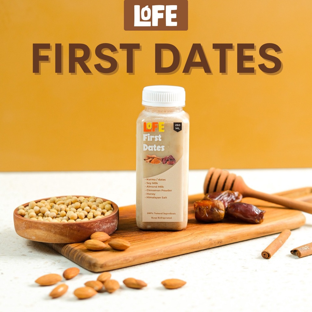 

FIRST DATES / SUSU ALMOND KACANG KURMA / KURMA ALMOND SOY MILK / SUSU KURMA Cinnamon SEHAT ALAMI