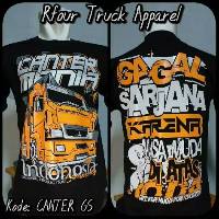  Kaos  baju truk  truck cewek cowok pria wanita motif gagal 