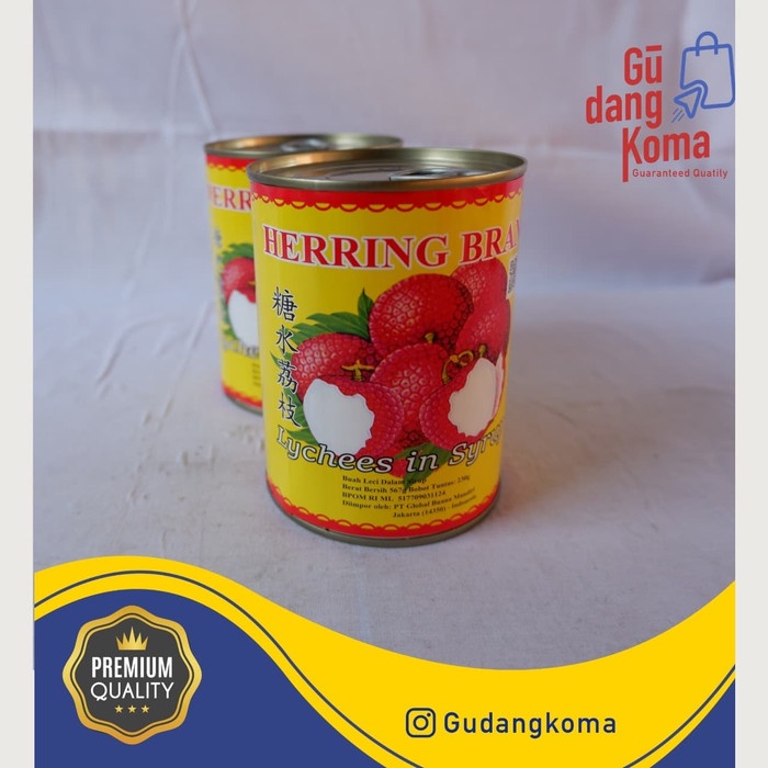 

Kalengbuah- Lychee Kaleng Herring Brand 230 Gr -Buah-Kaleng.