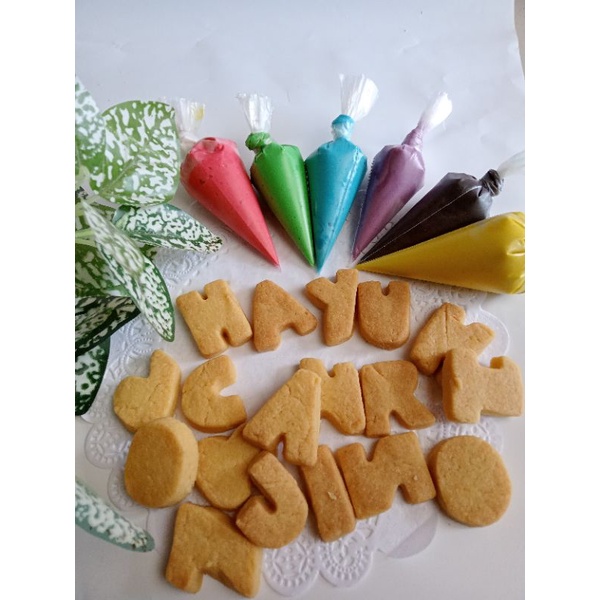 

DIY cookies/ kue kering alfabet abjad A-Z