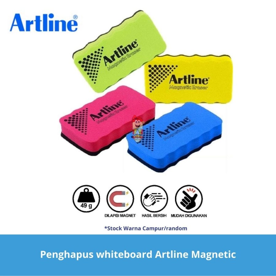 

Penghapus papan Whiteboard Artline Magnetic / eraser whiteboard