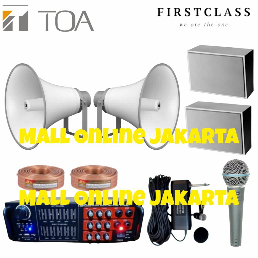 Paket TOA Sound system Masjid Speaker Mushola Harga Terjangkau