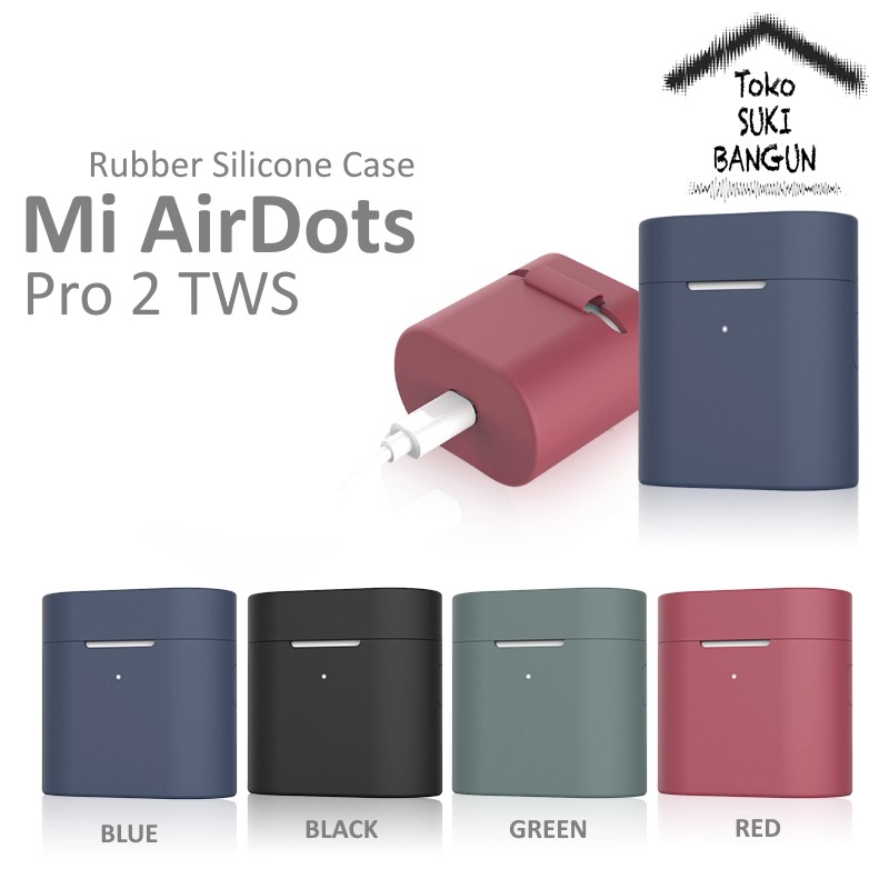 Casing Xiaomi Mi AirDots Air Pro 2 TWS Wireless Case Rubber Silicone