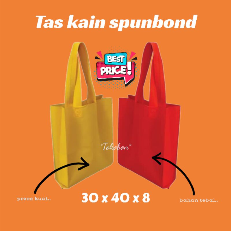 

Tas kain spunbond/Tas kain souvenir/tas goodie bag/Tas kantong kain/Tas kain murah