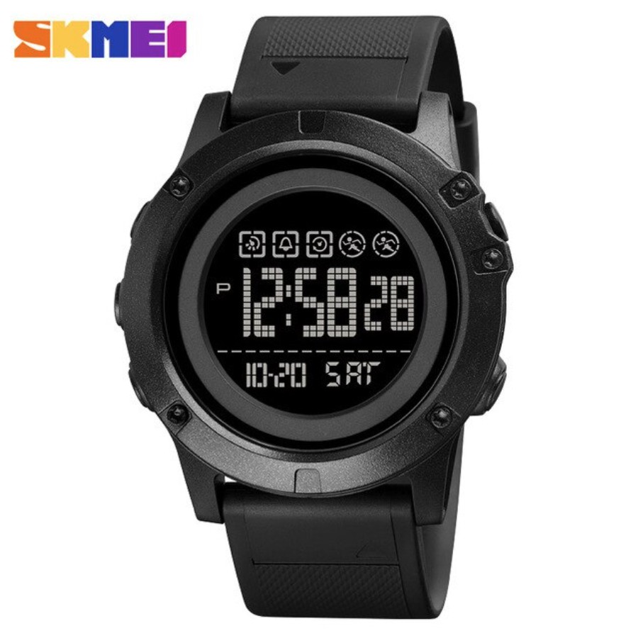 Jam Tangan Pria /SKMEI 1727 Digital Rubber Strap Original Anti Air 30 Meter