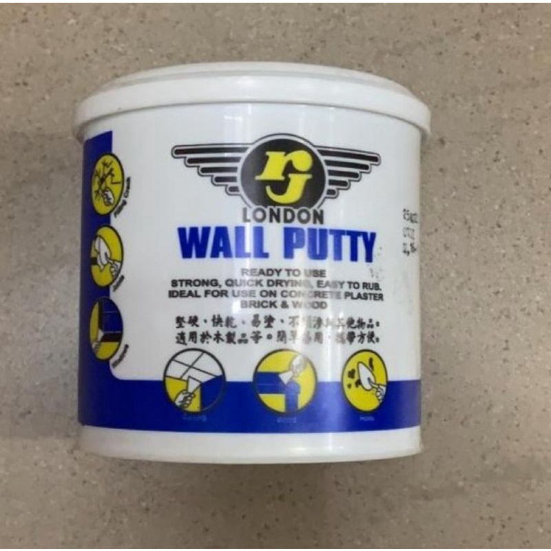 Dempul Tembok RJ London 1kg Plamir Tembok