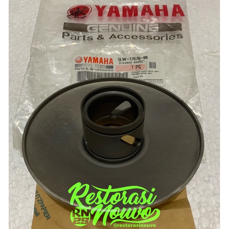 Sleding sheave Nouvo original yamaha 5LW puli cewe nouvo puli cewek nouvo 5LW-17670-00 pulley belaka