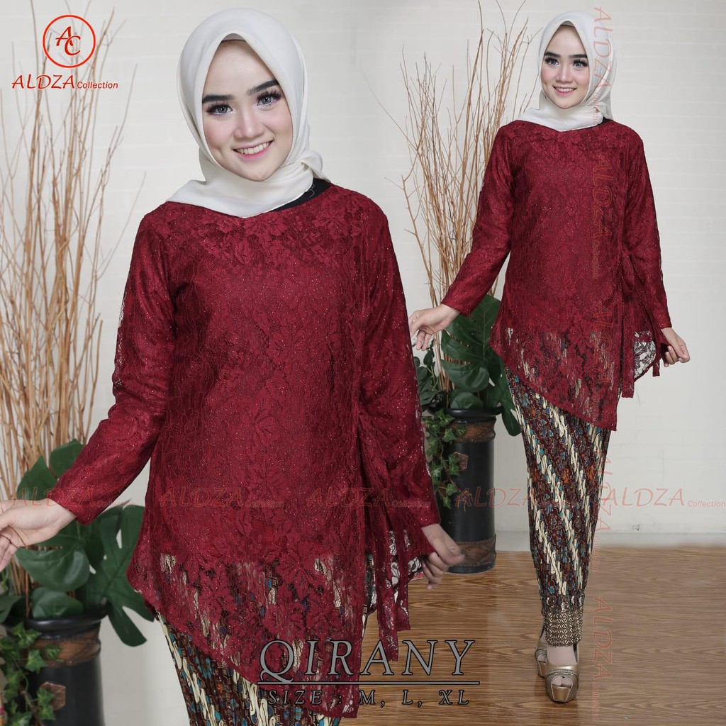 Set Kebaya Brukat Qirany Dan Aneka Warna