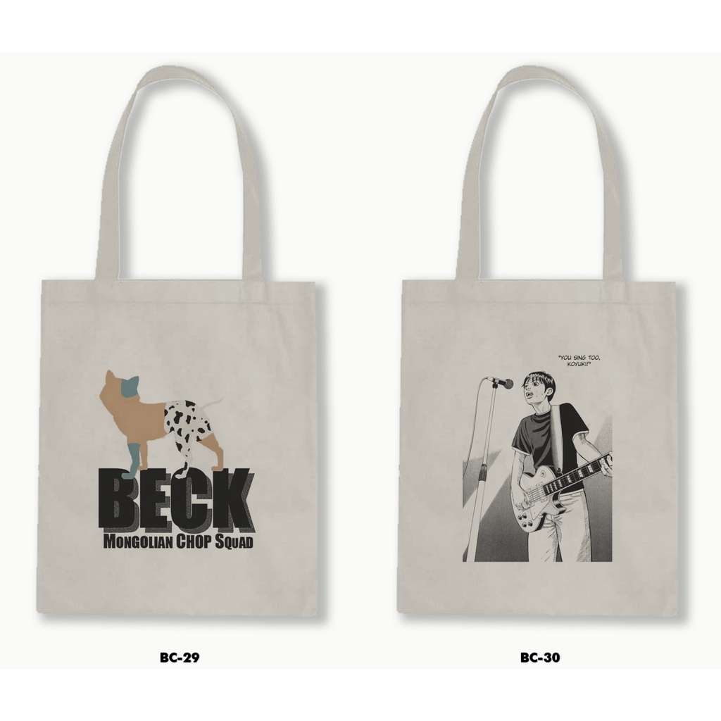 TOTE BAG BLACU - BECK : MONGOLIAN CHOP SQUAD .02