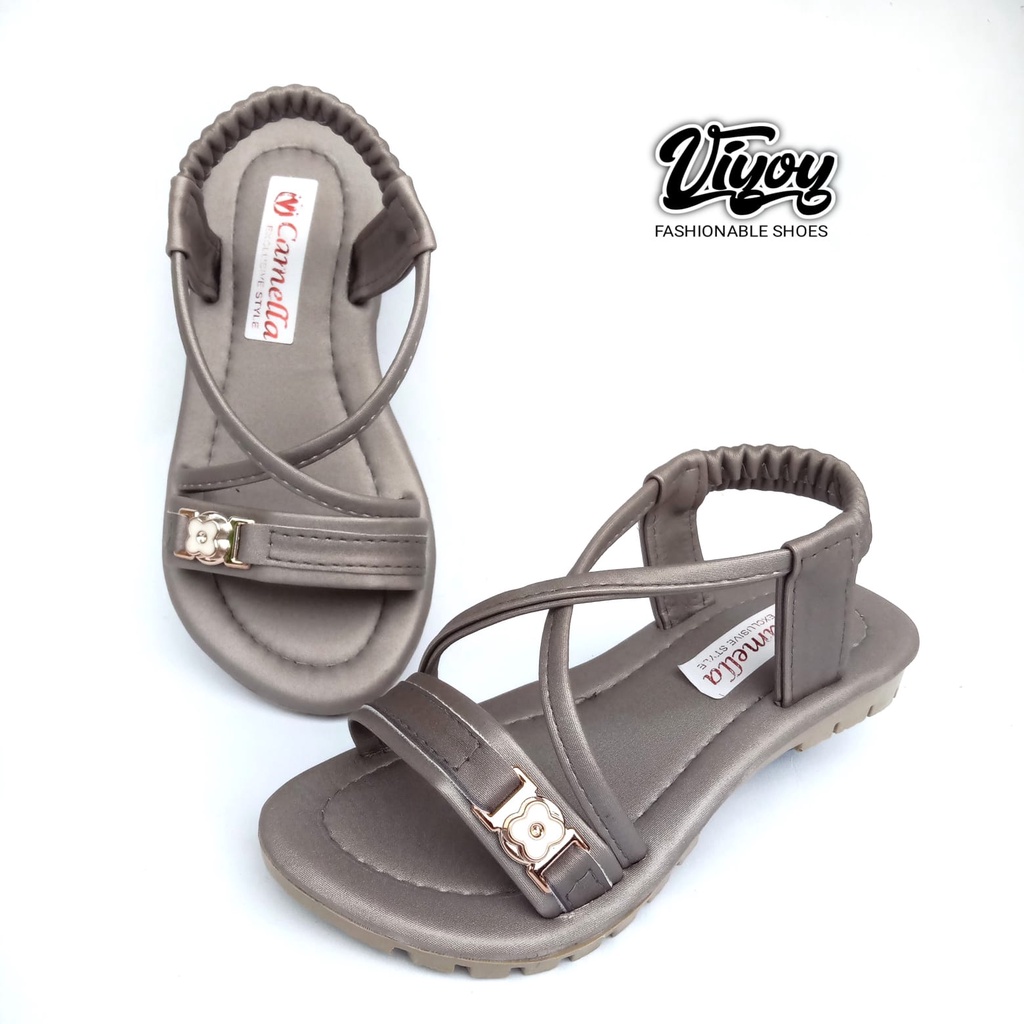 TERBARU!! Sandal Selop Wanita Simple Spon Love