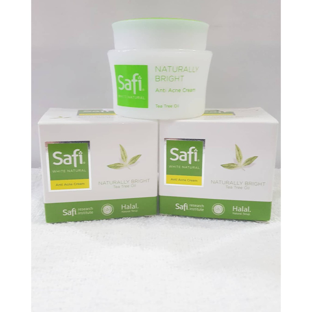 Safi White Natural Anti Acne Cream Tea Tree Oil Indonesia