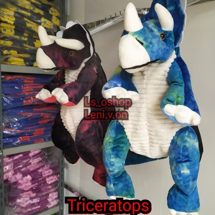 Tas Ransel Anak Boneka Dinosaurus / Tas Dino Triceratop / Buaya terbaru 2021
