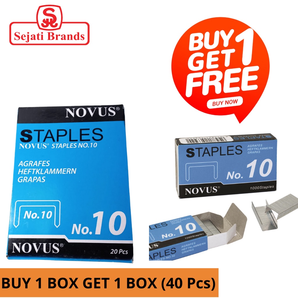 

BUY 1 GET 1 - Novus Isi Stapler kecil No.10 (40 Pcs)